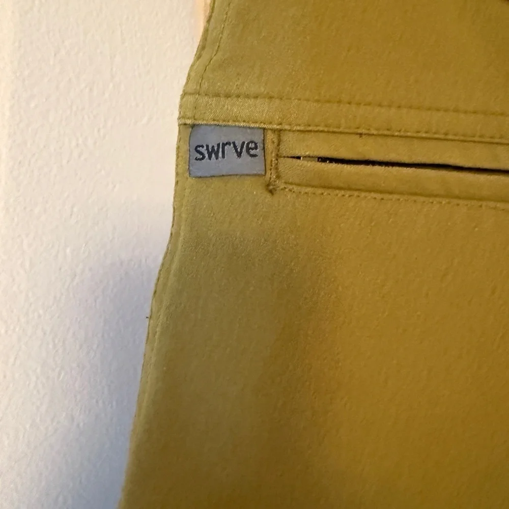 Swrve 4-way stretch CORDURA® cigarette fit jorts men's Army Green 28 ￼
